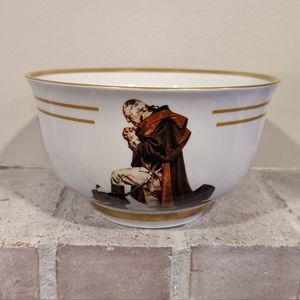 Limited Edition George Washington at Prayer at Valley Forge Commemorative Bowl